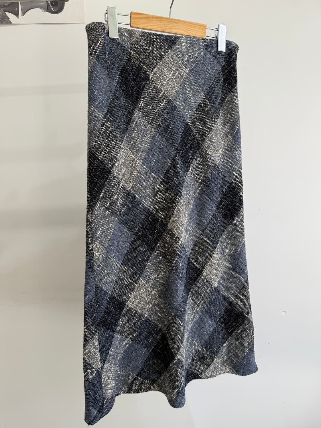 PARIENNE (Made in Japan) 체크 롱스커트 상품이미지3