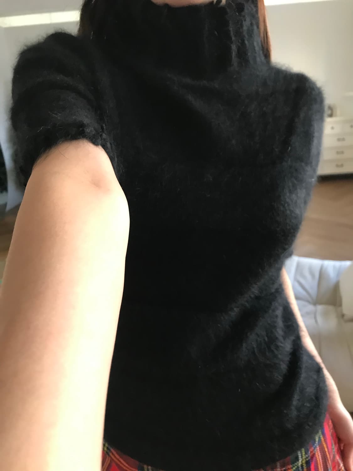 vintage angora turtle neck knit 상품이미지4