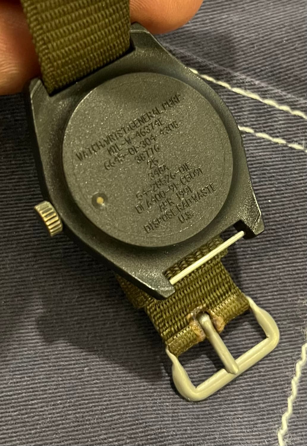 빈티지 90s US 밀리터리 시계 상품이미지2