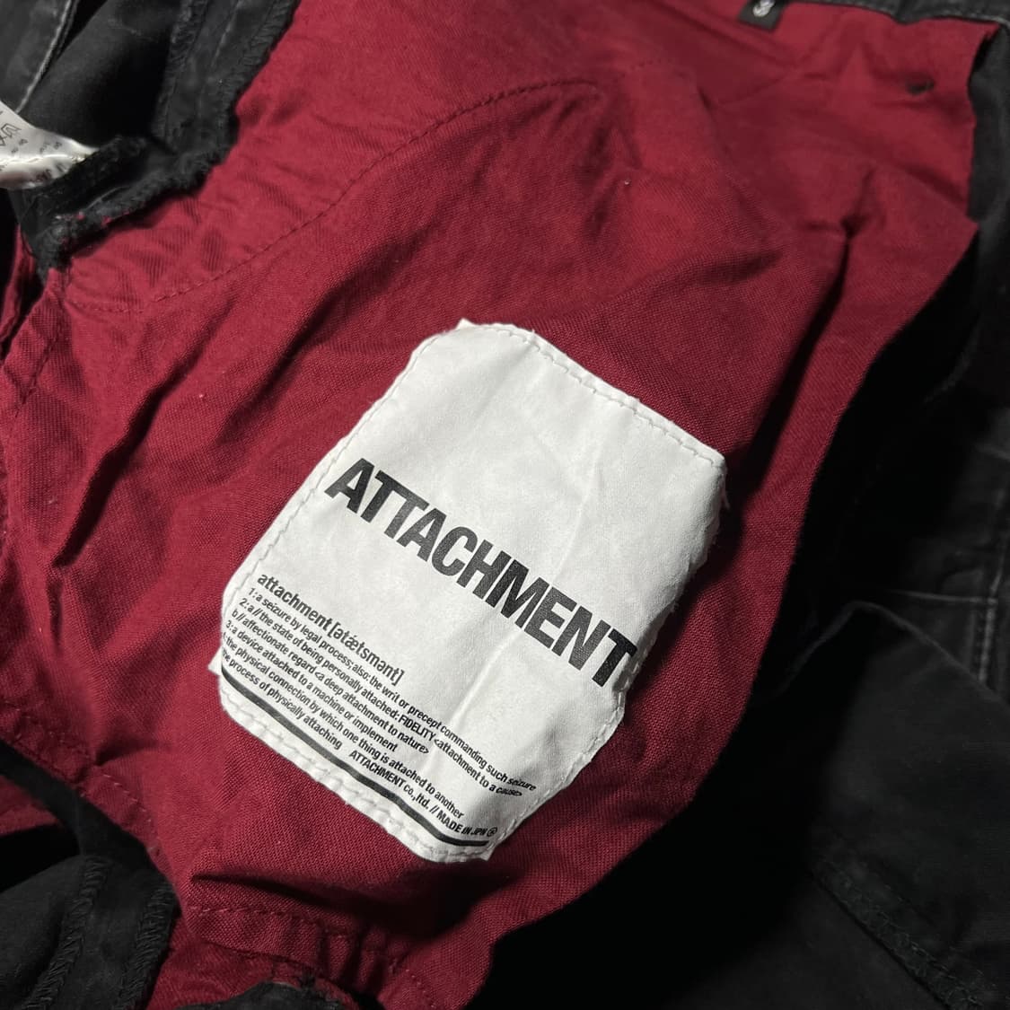 ATTACHMENT 어태치먼트 몰스킨 카고 필드 팬츠 상품이미지4