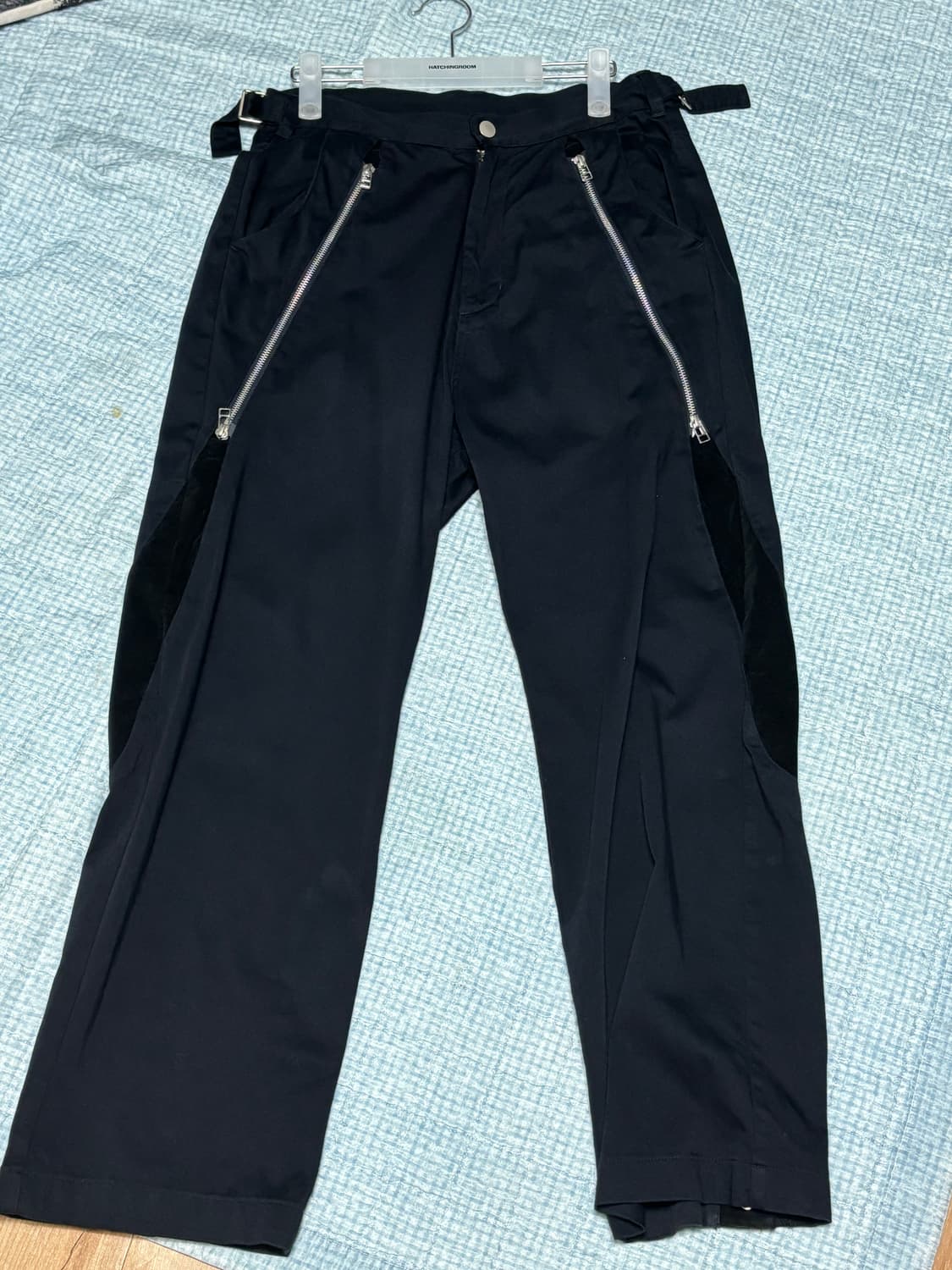 [3] 해칭룸 zip pants dark navy 상품이미지3