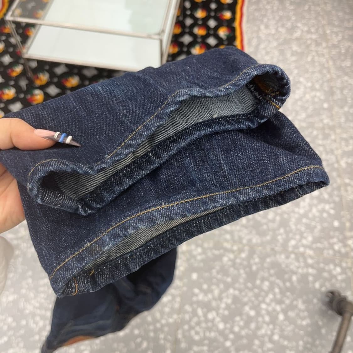 리바이스 504 올드스쿨 빈티지 워싱 데님팬츠 32인치 C07670 상품이미지7