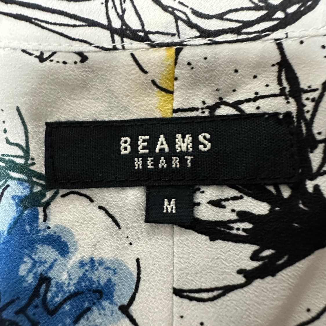 BEAMS polyester open shirt 상품이미지5