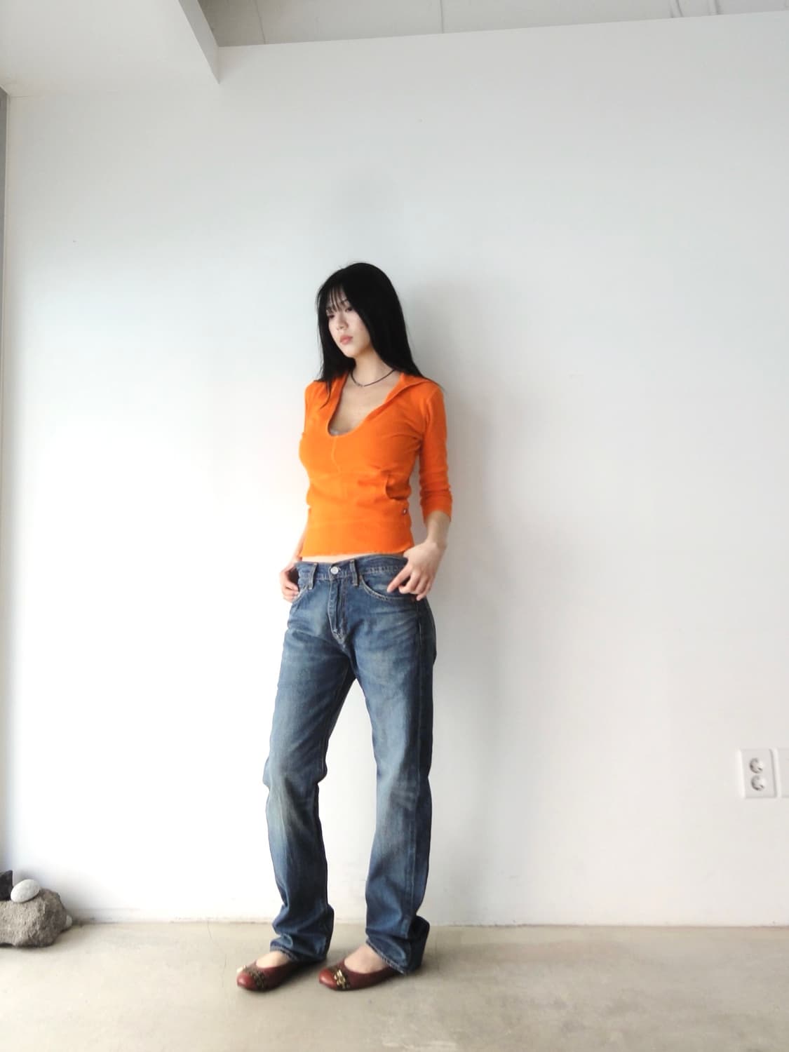 MARC JACOBS zip detail flat shoes / red 상품이미지8