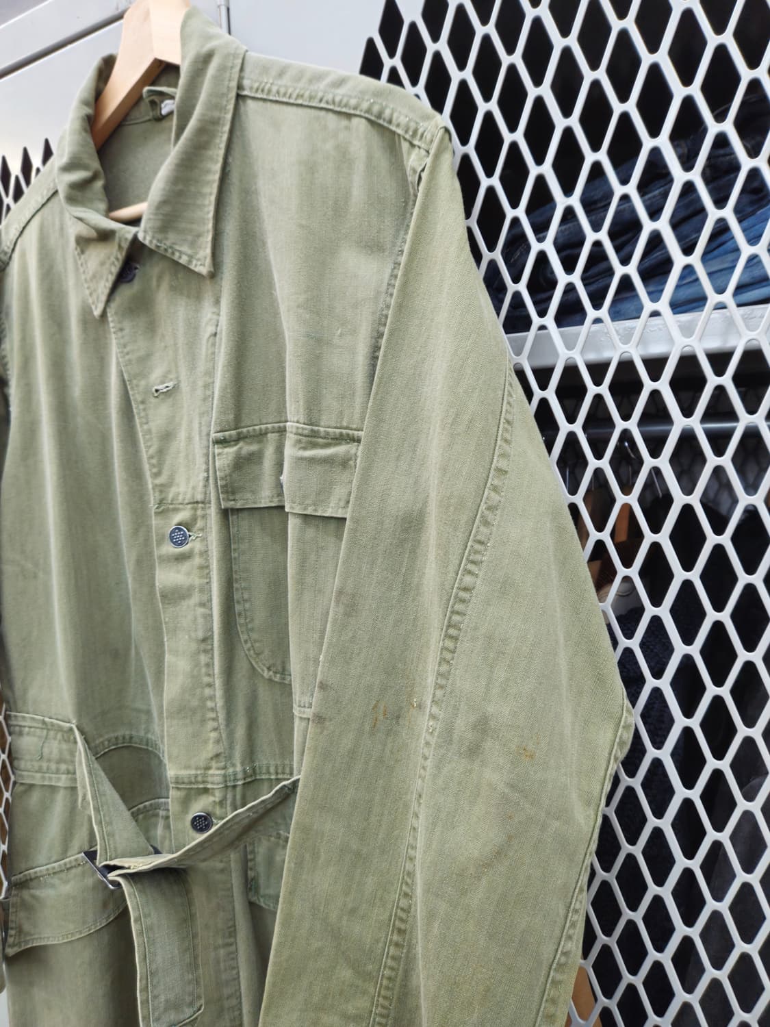 1950's WW2 13star Coverall 38R 커버올 미군 상품이미지5
