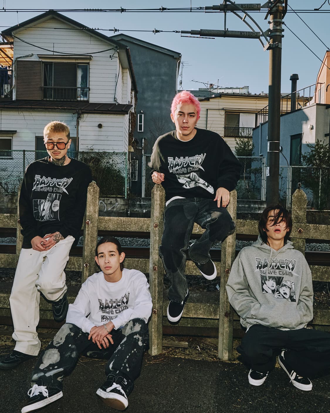 엑스트라오디너리 B.S.C 애니메이션 크루넥 블랙 XL 상품이미지3