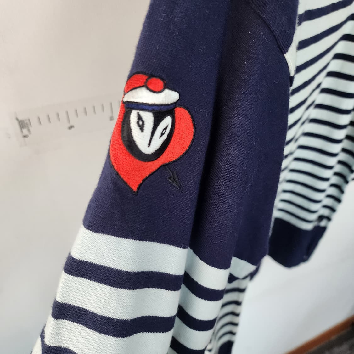 럭키슈에뜨 스트라이프 티셔츠 네이비 상품이미지2