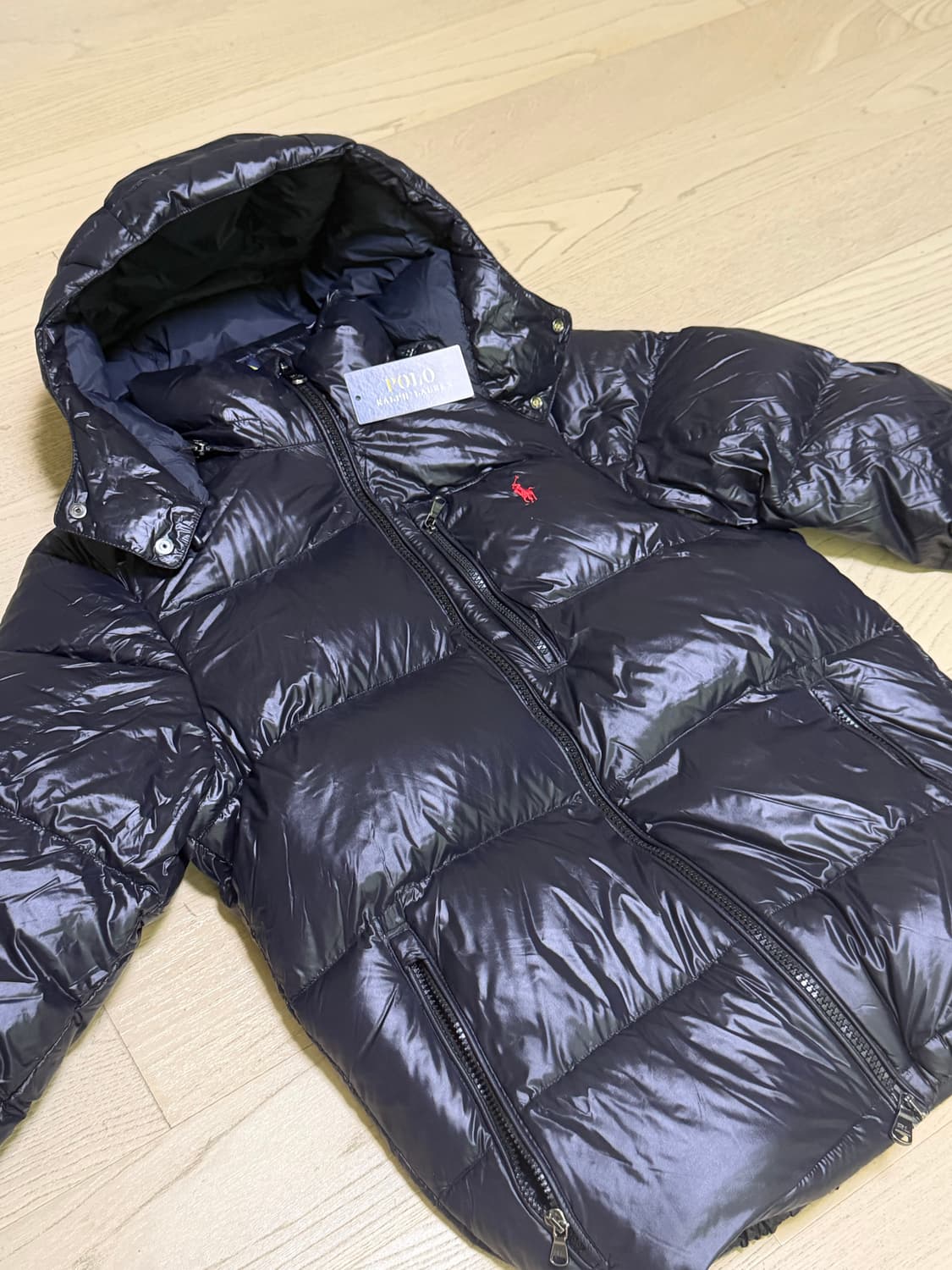폴로 랄프로렌 유광 덕다운패딩 상품이미지1