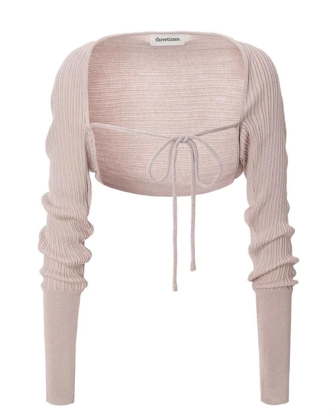 쓰리타임즈 릿볼레로 모브핑크 상품이미지1