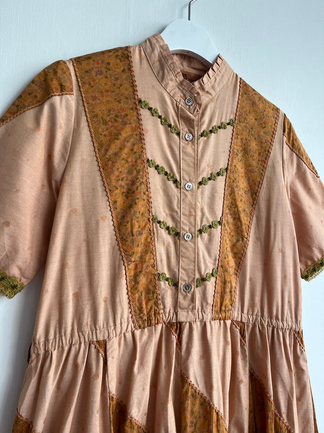 브라운 숲소녀룩 셔츠 원피스 상품이미지2