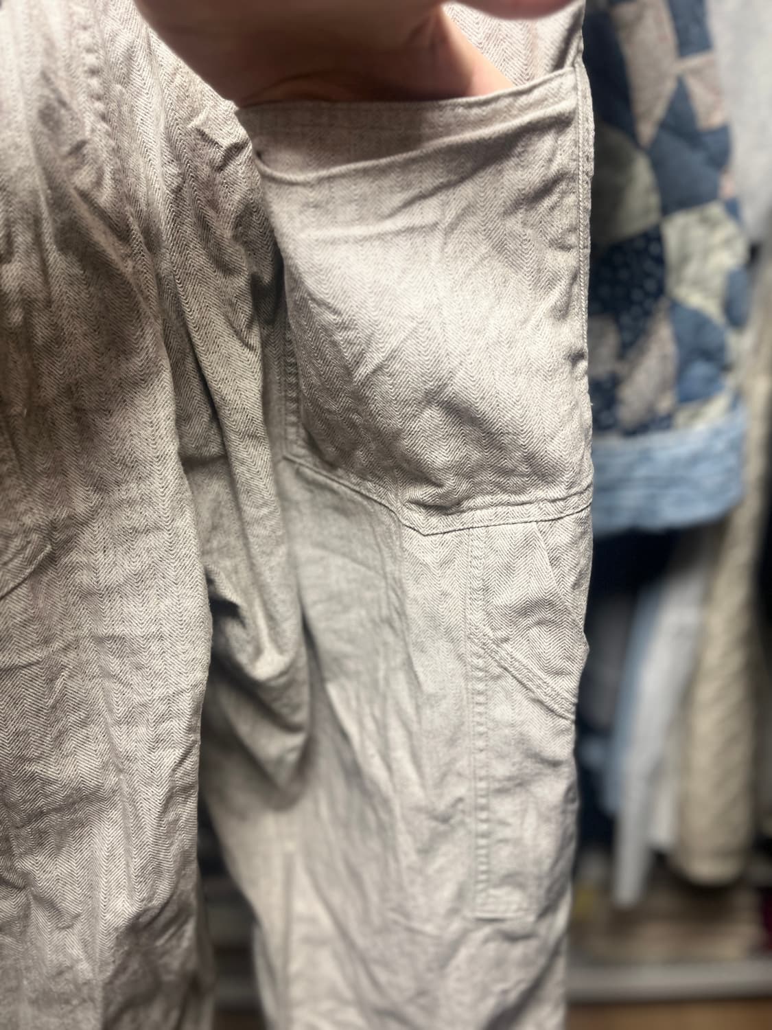 VISVIM 올드비즈빔 베이지 올인원 오버롤즈 M 상품이미지8