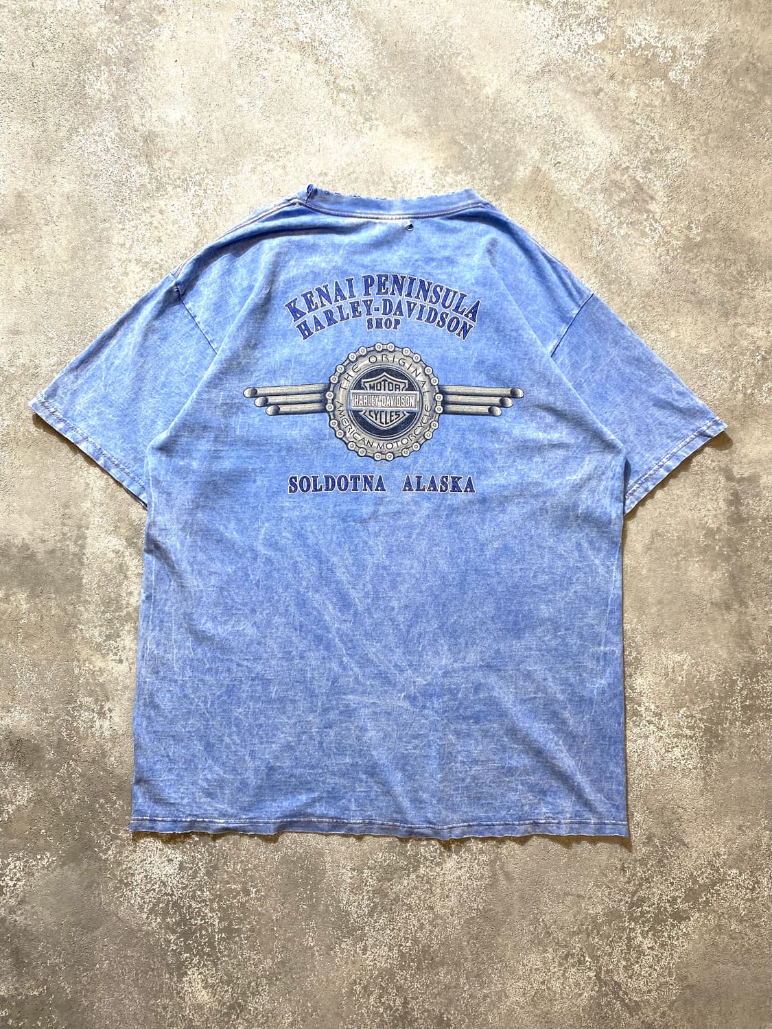 [XL] 2000'할리데이비슨 Made in USA 디스트레스드 반팔티 상품이미지5