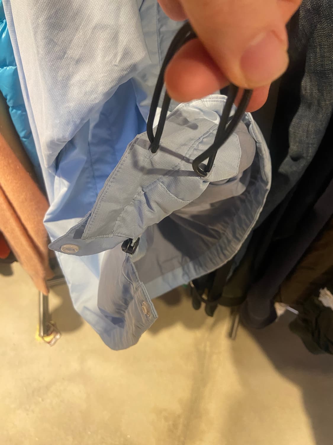 파타고니아 라이트블루 바람막이 자켓 상품이미지8