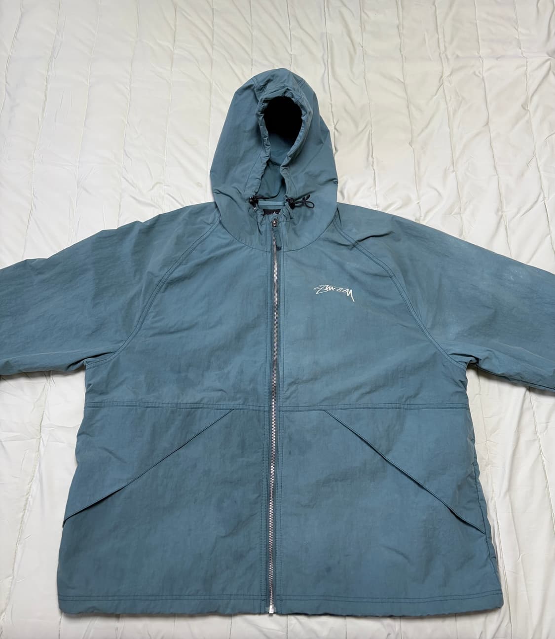 스투시 웨이브 다이 비치 쉘 자켓 아틀란틱(xxl) 상품이미지4