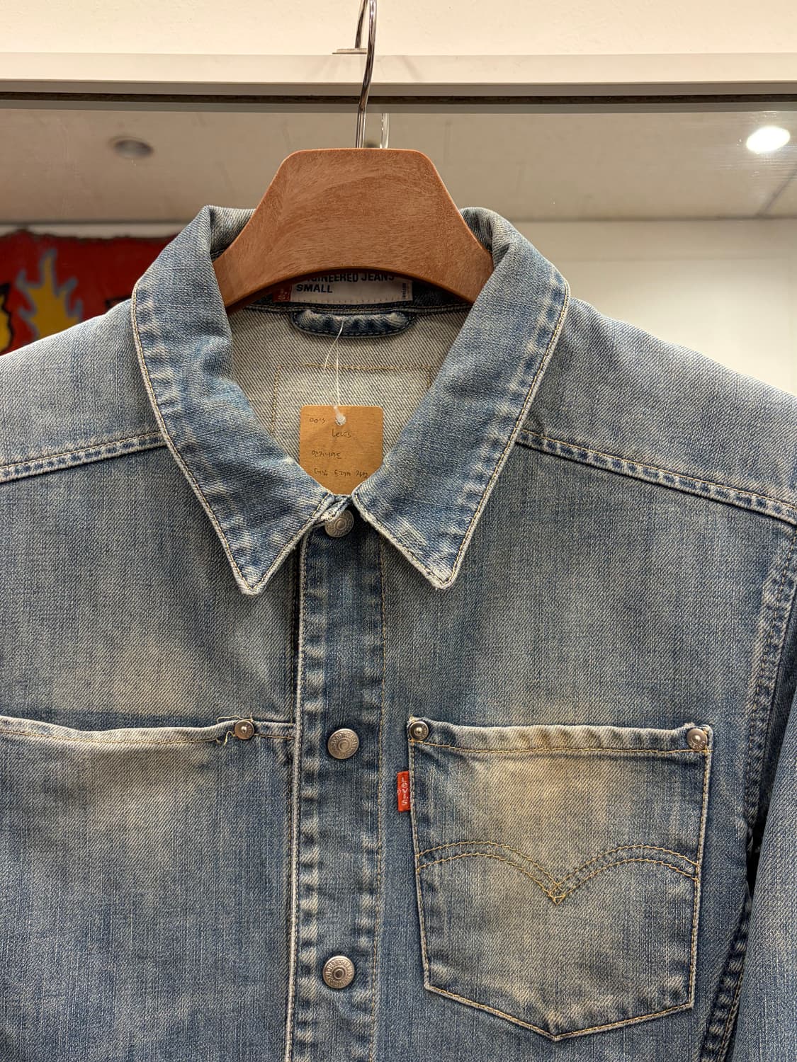 00s Levis 리바이스 엔지니어드 데님 트러커 자켓 상품이미지2