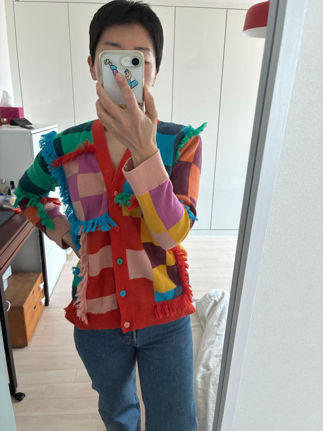 [Stella McCartney] 스텔라매카트니 컬러블록 프린지 니트 가 상품이미지4