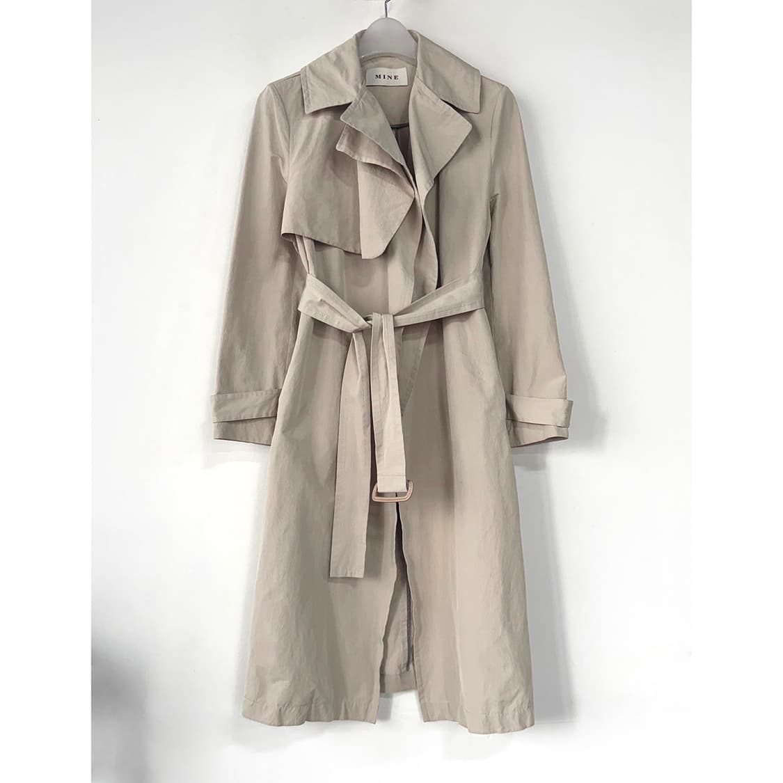 마인 MINE 레이어 라펠 트렌치 코트 상품이미지1