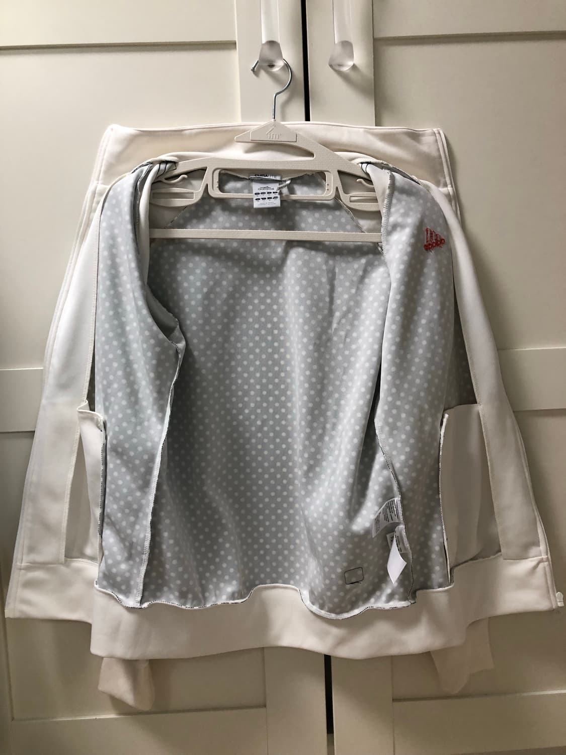 M 아디다스 네이비 도트 져지 집업 자켓 상품이미지9