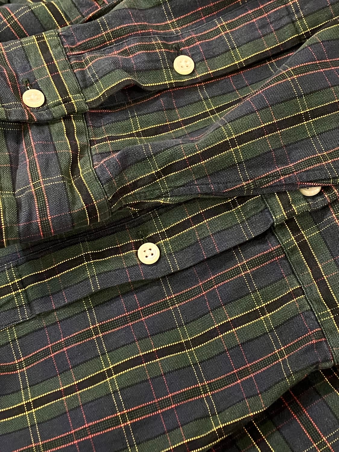 폴로 랄프로렌 체크 셔츠 다크그린 L  #csz2401 상품이미지6