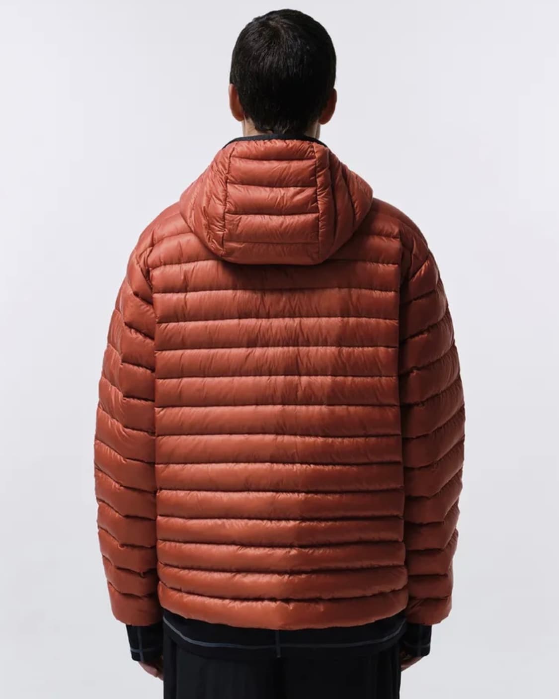 무신사스탠다드/ 시티 레저 시어 립스탑 후디드 라이트 다운 재킷/ XXL 상품이미지4