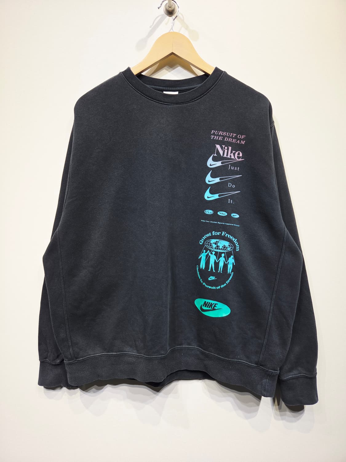 나이키 DNA크루 기모 맨투맨 블랙_XXL 상품이미지2