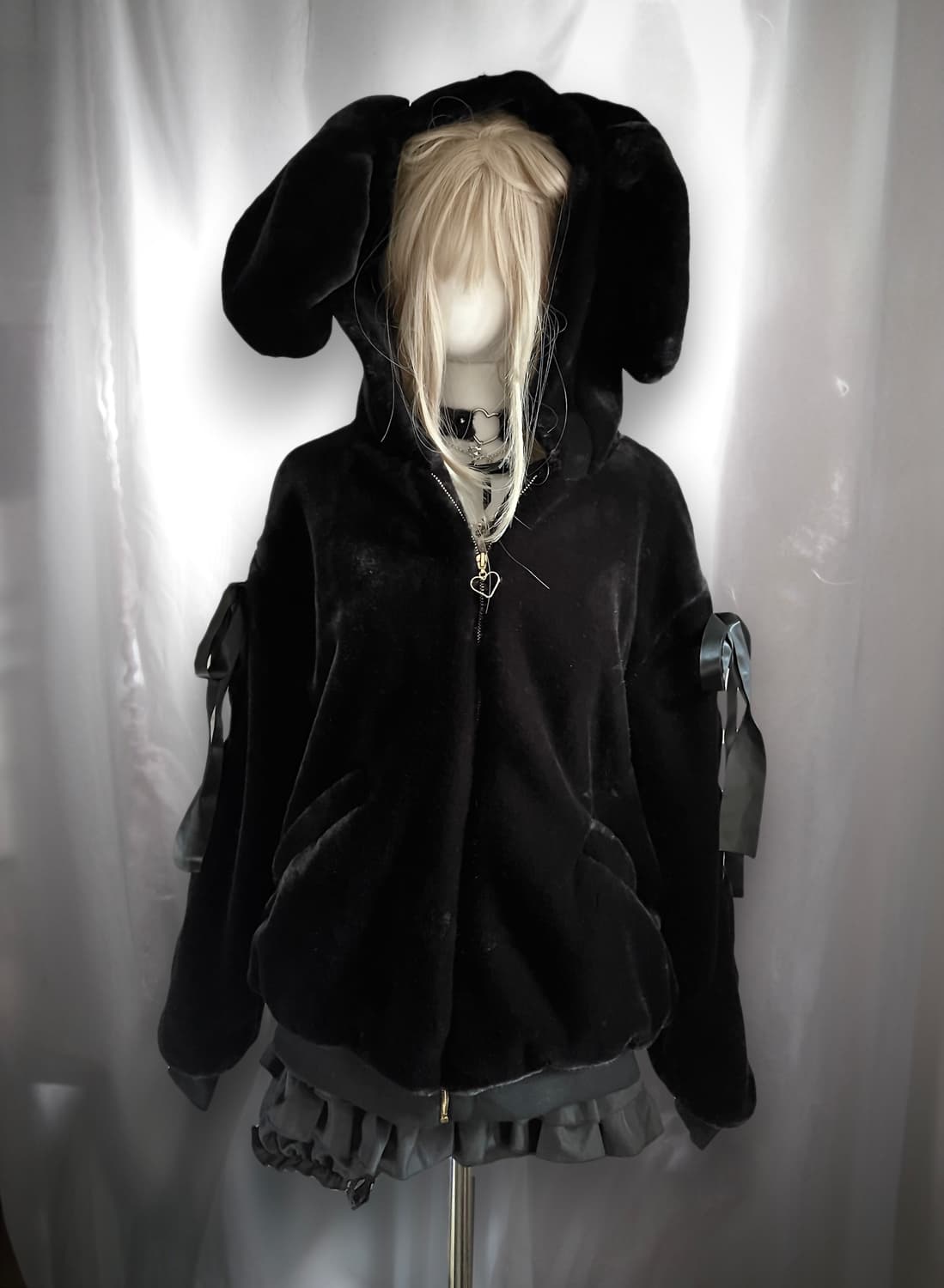 토끼귀 퍼집업 상품이미지1