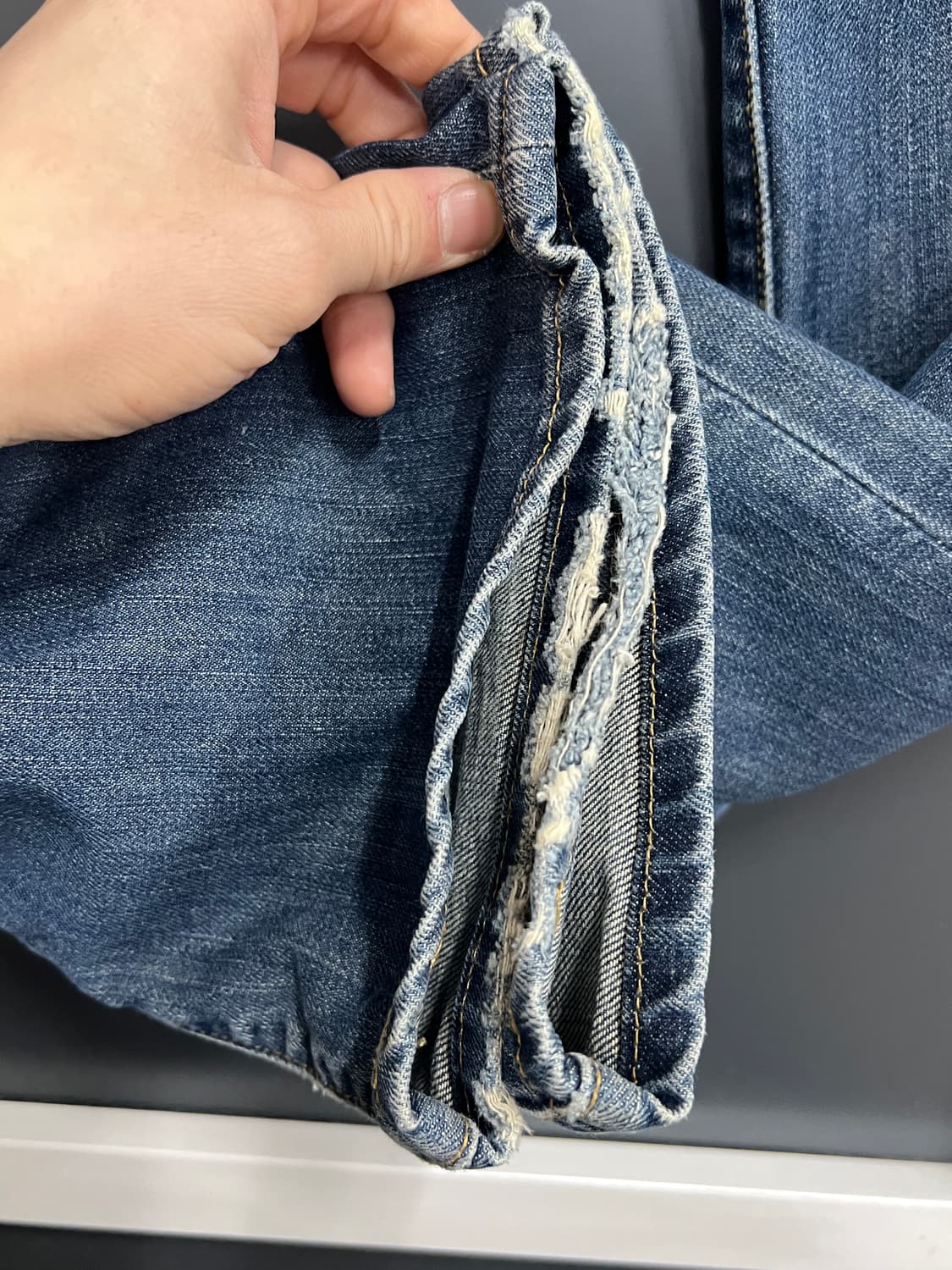 00s Levis 리바이스 501 버튼플라이 스트레이트 데님 팬츠 상품이미지4