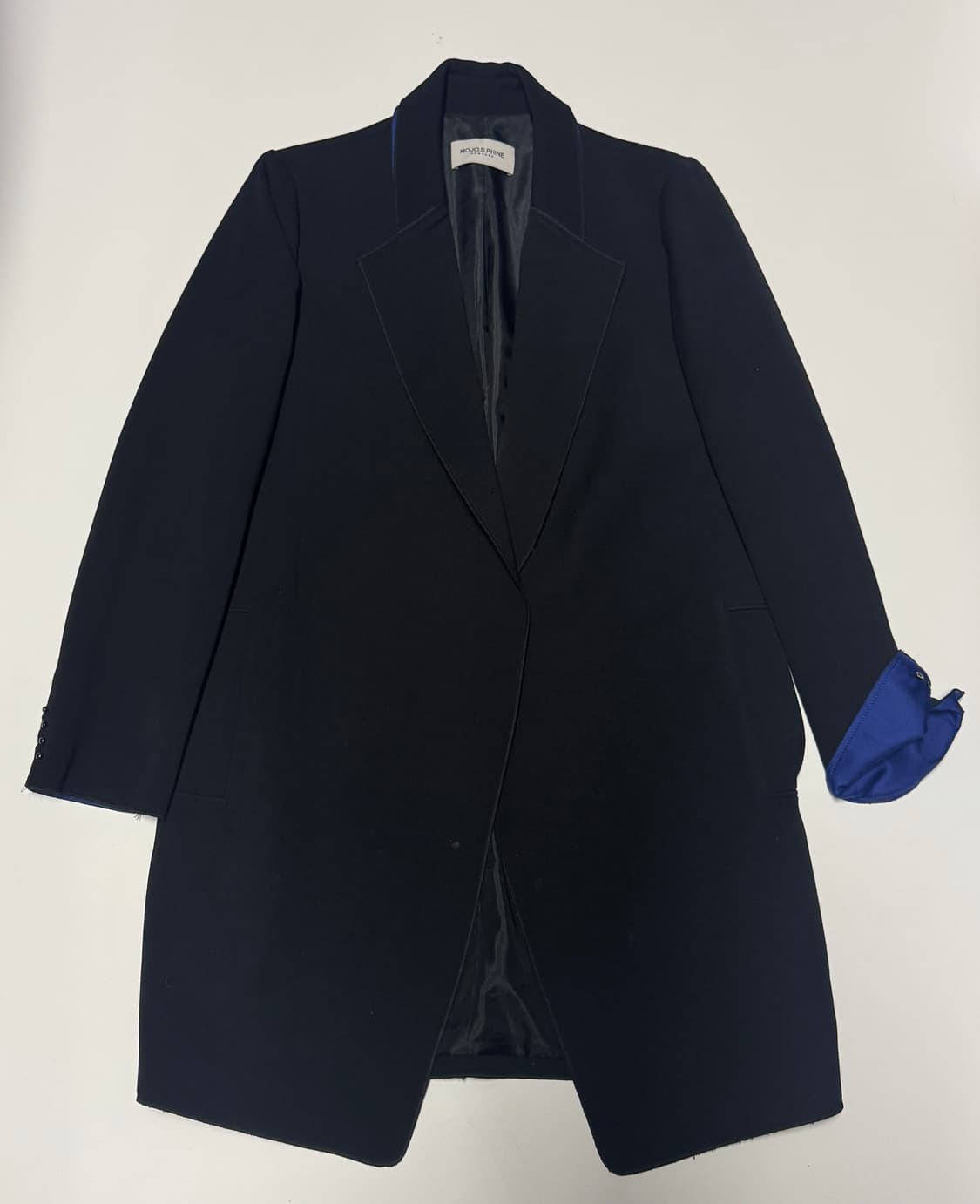 여성 모조에스핀 테일러드 카라 롱 코트 울 자켓 66 상품이미지1