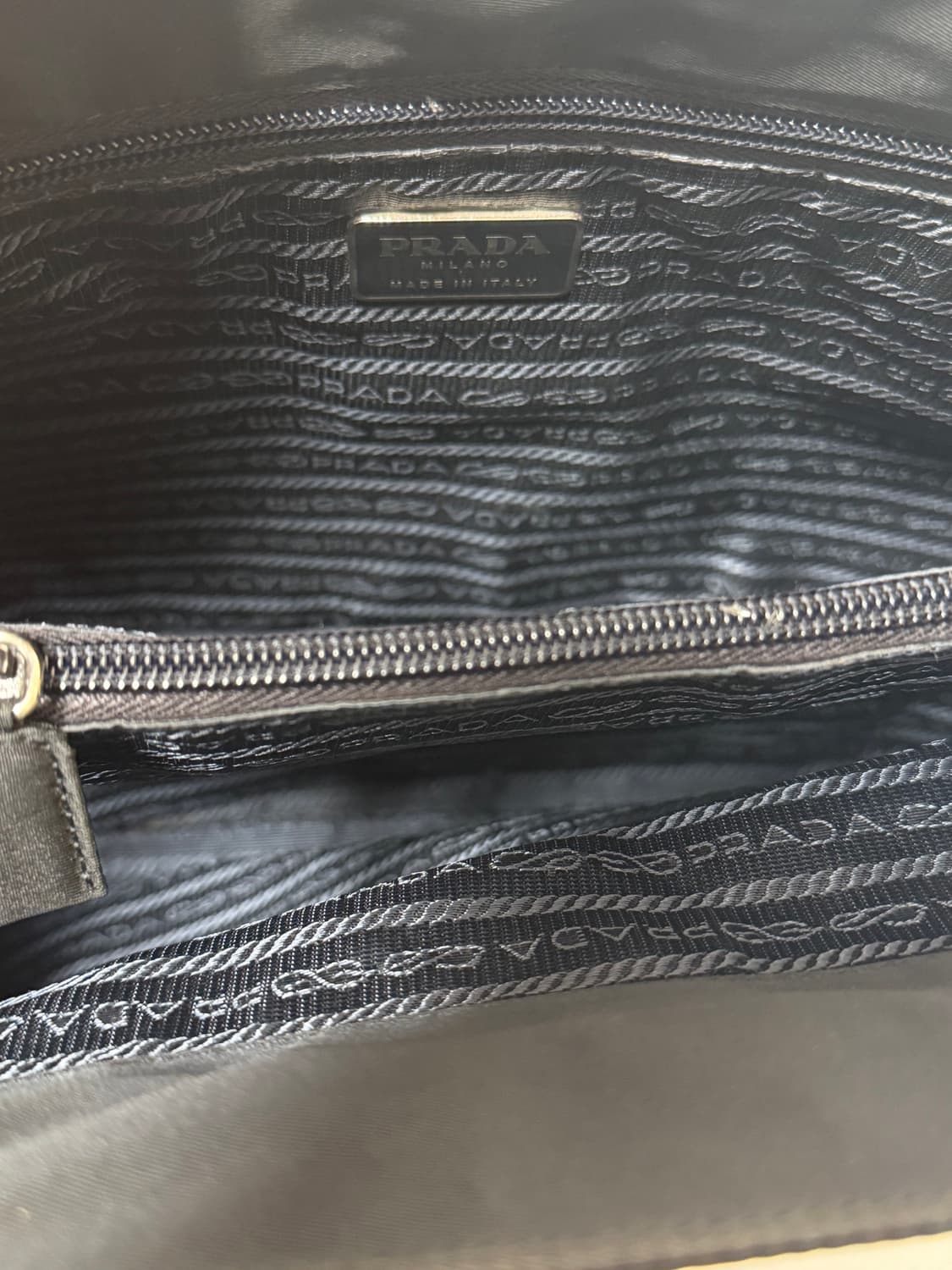 정품 프라다 포코노 나일론 블랙 토트백 숄더백 상품이미지5