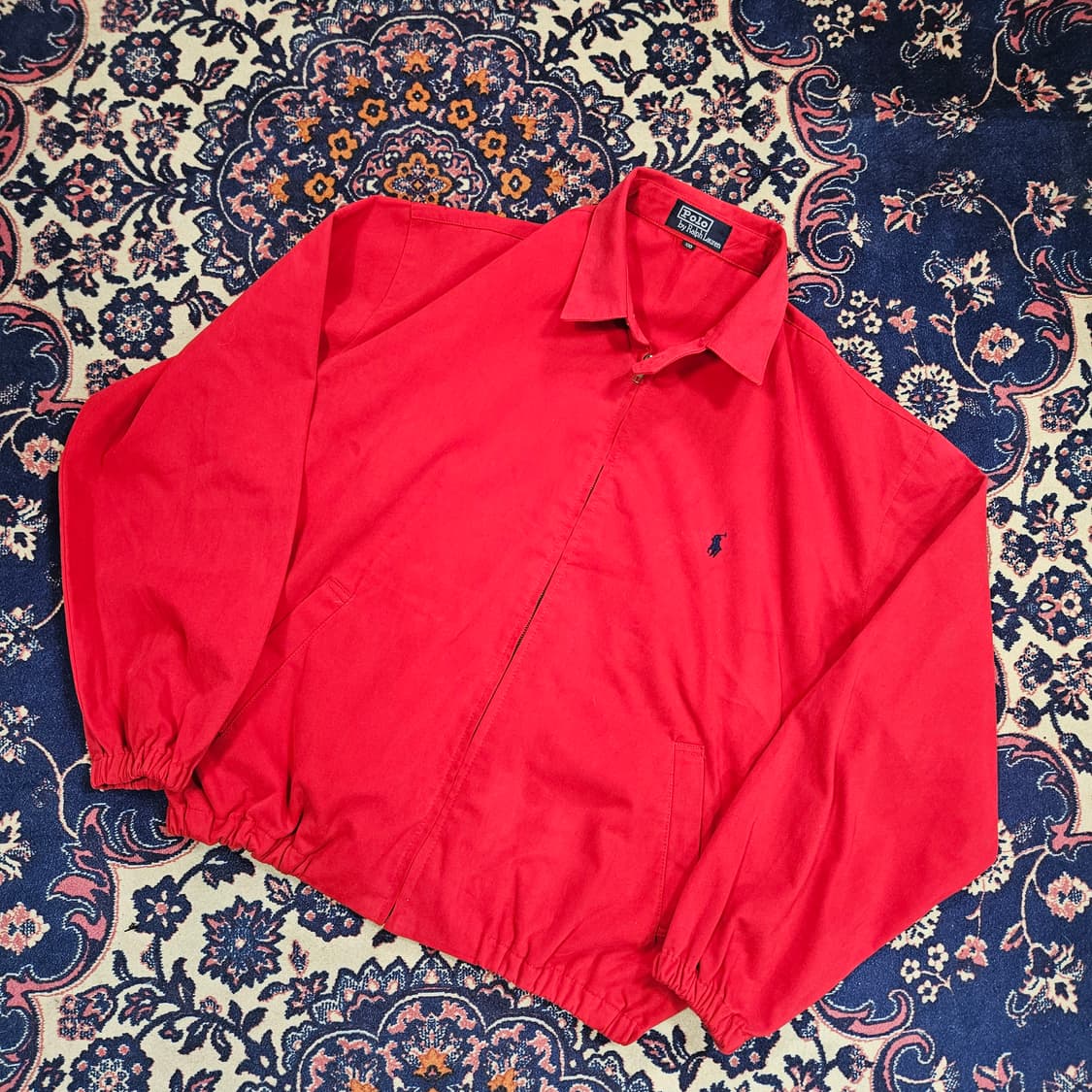 폴로랄프로렌 90's 스윙탑 시그니쳐 포니 블루종자켓 상품이미지2