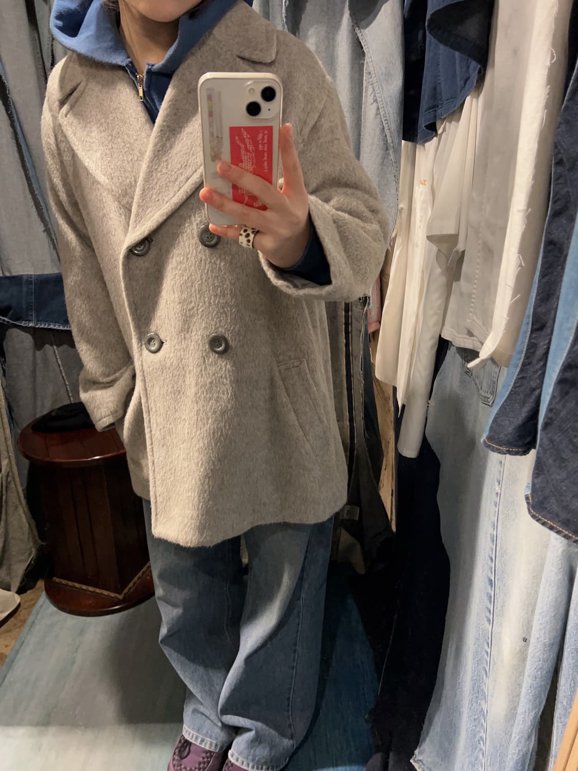 44-66 ) JPN Double Breasted Jacket 상품이미지2