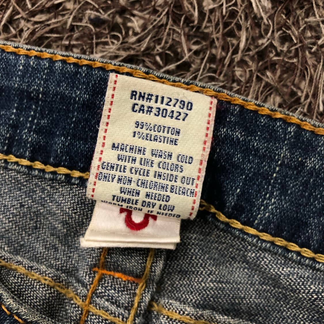 트루릴리전 BILLY 빌리 워싱 디스 데님 팬츠 상품이미지8