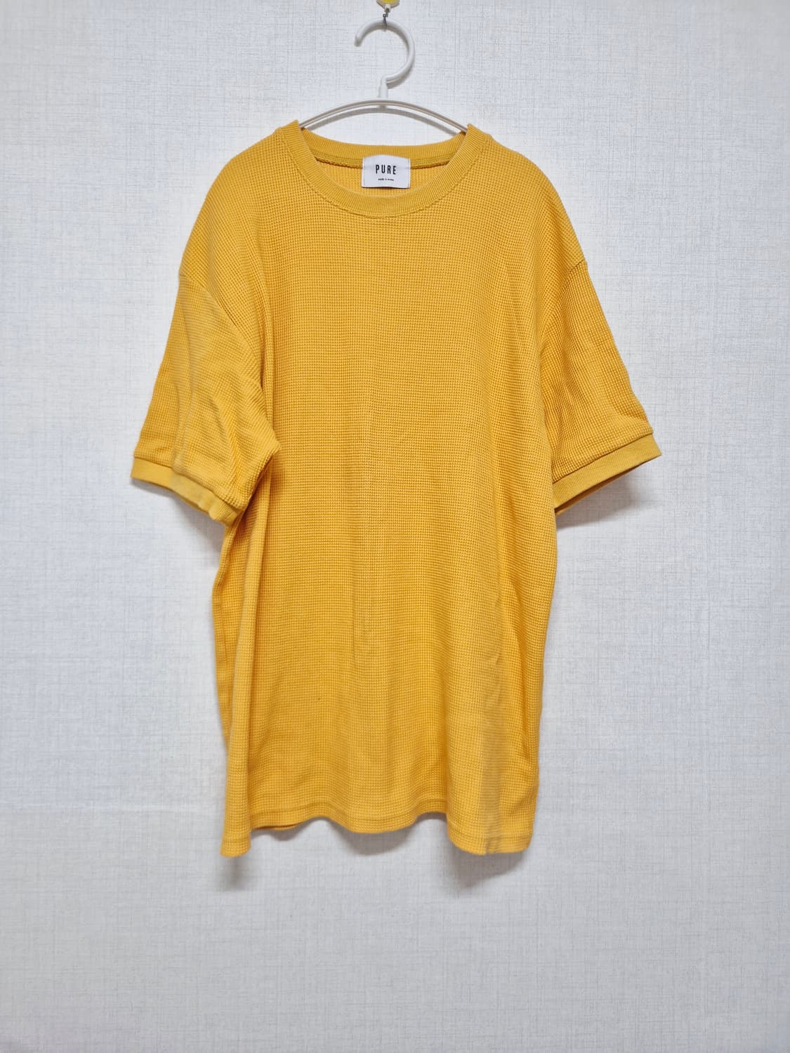 PURE 와플 반팔 티셔츠 상품이미지1