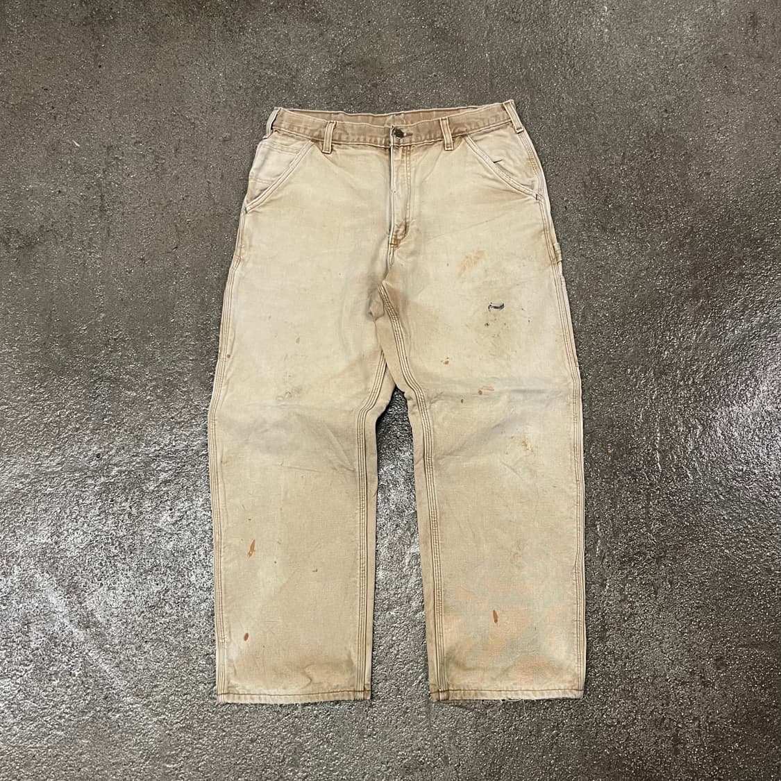 Carhartt 플란넬 라인드 카펜터 팬츠 (33“) 상품이미지2