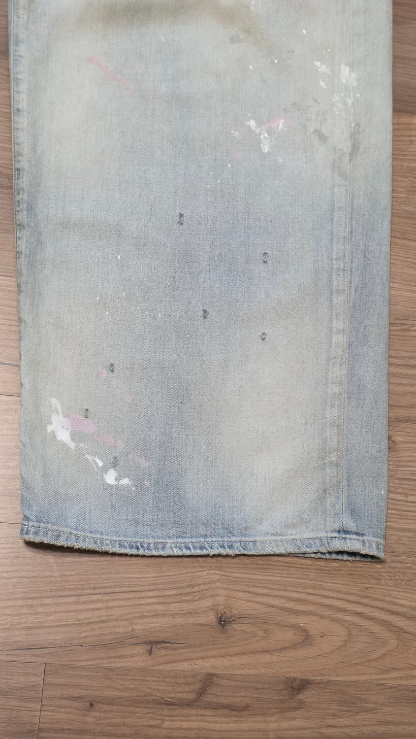 안셀름 WIDE STRAIGHT DENIM PANTS - Indigo 상품이미지9