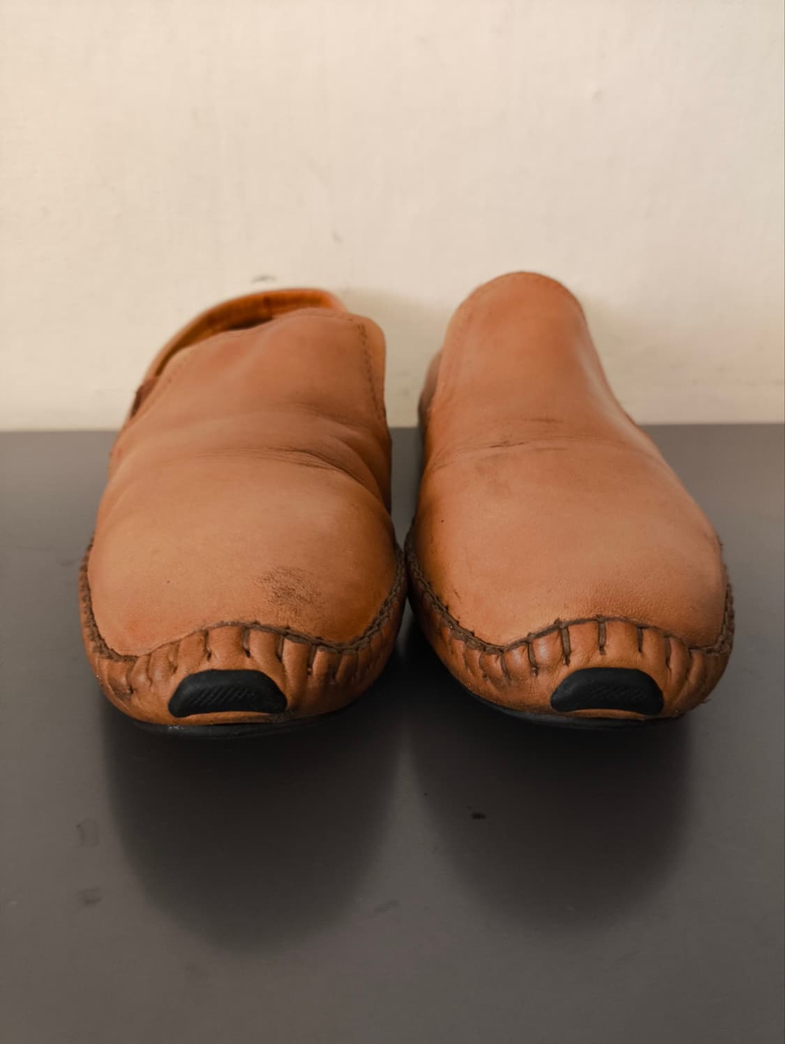 250mm 쿠에른 발편한 가죽 드라이빙슈즈 상품이미지3