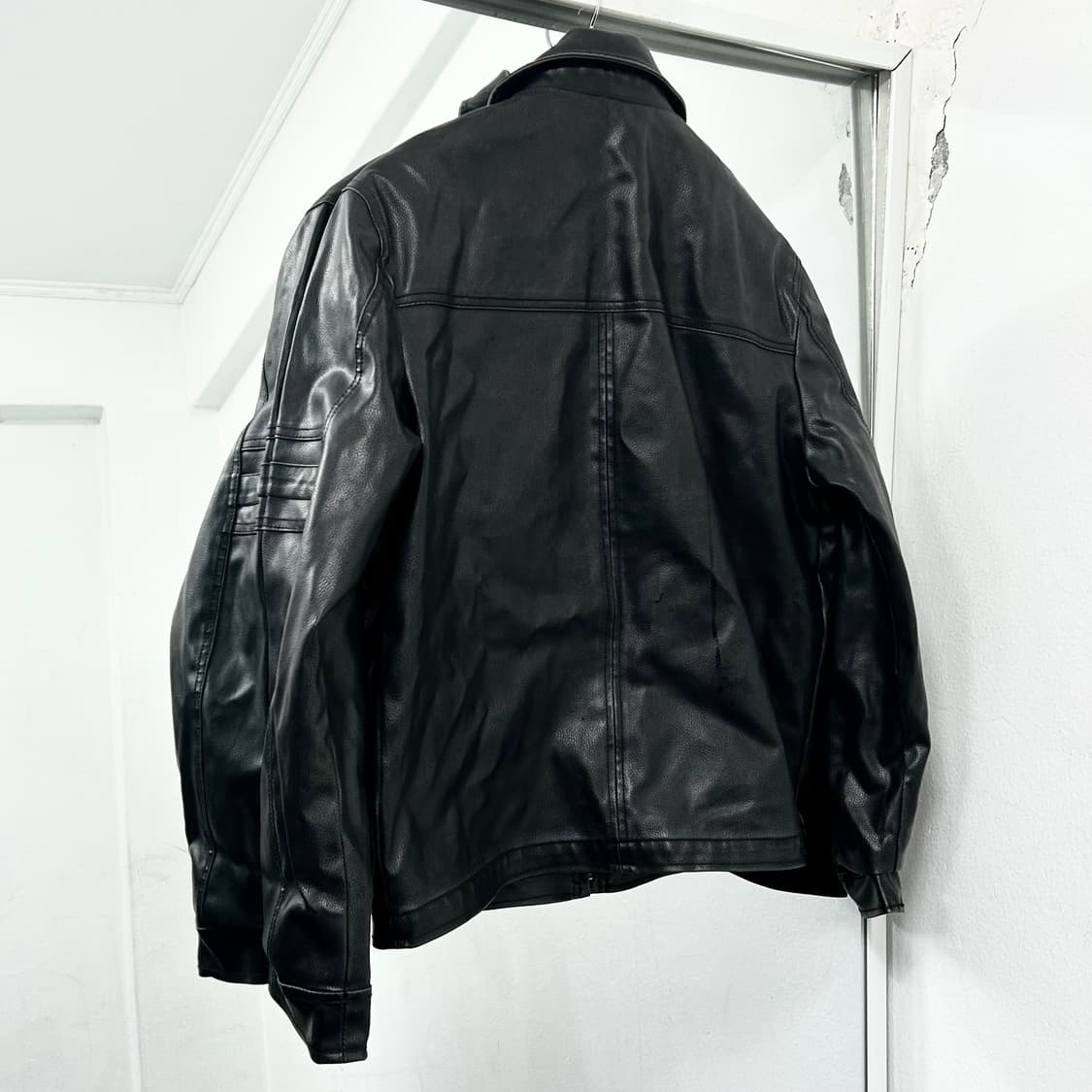 Guess 게스 레더 바이커 자켓 상품이미지5