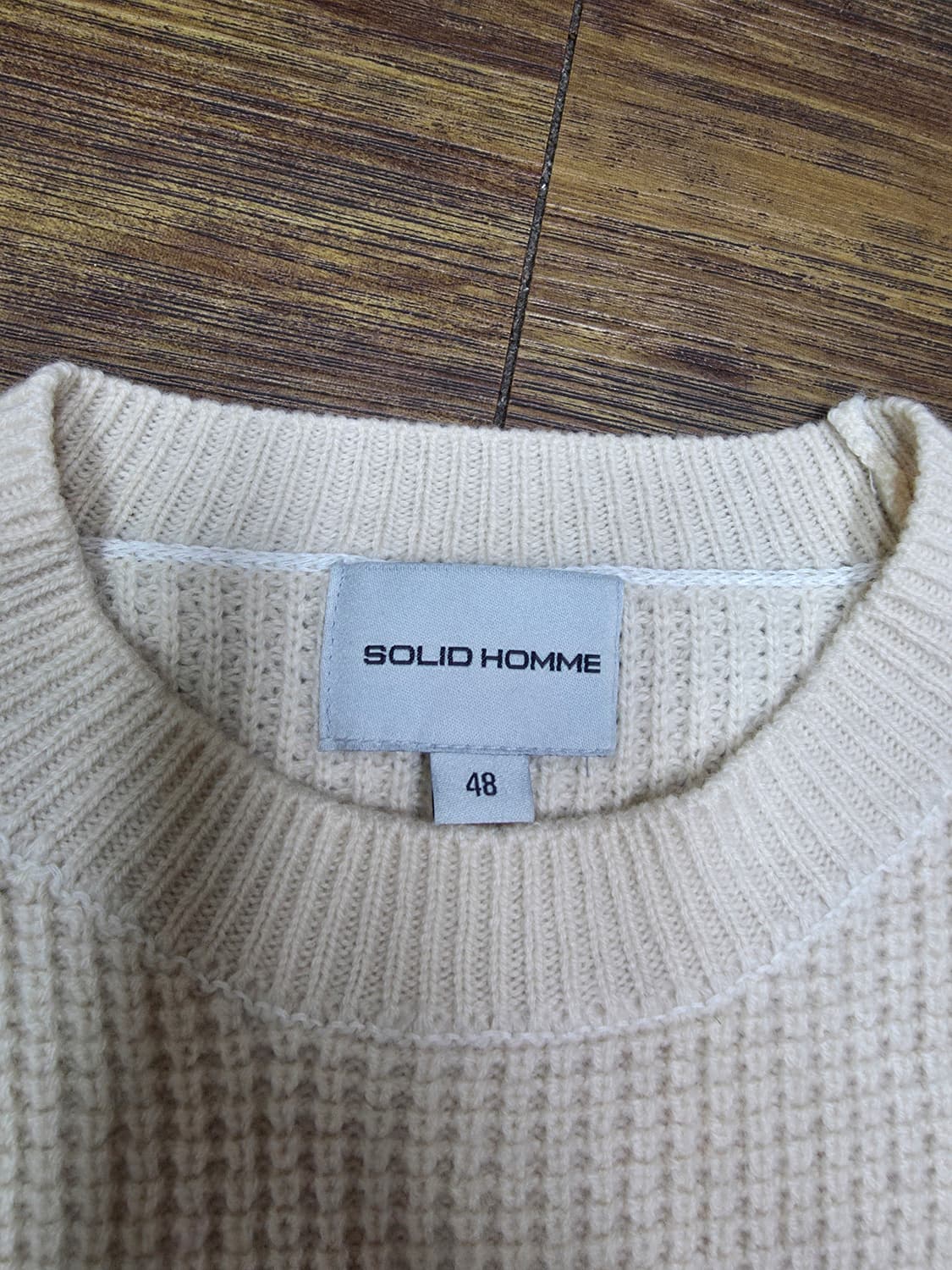 솔리드옴므 라운드니트  상품이미지2