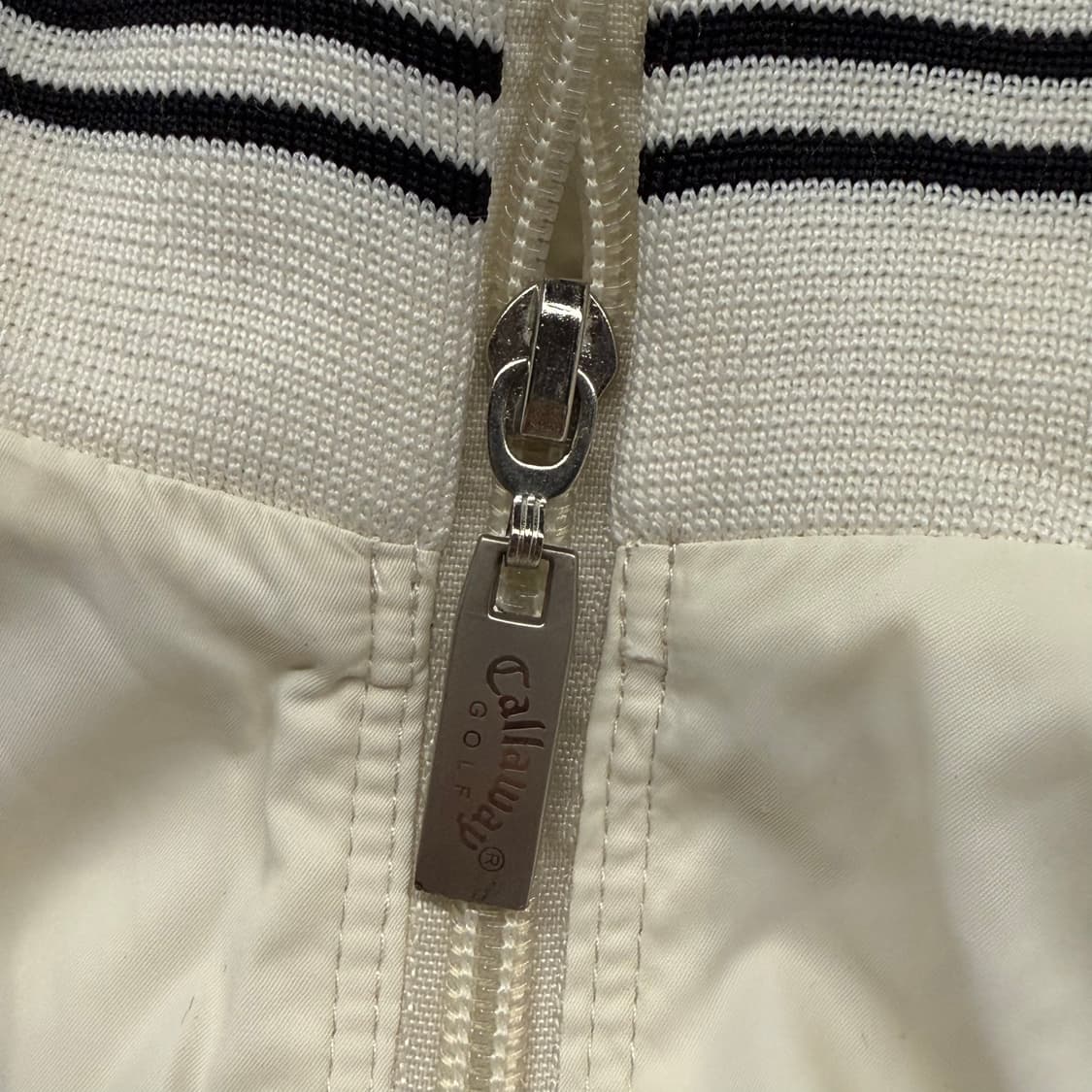 [정품/M] 캘러웨이 골프 화이트 바람막이 자켓 b8 상품이미지7