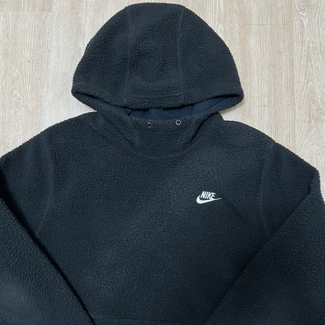 나이키 빅스우시 양털 뽀글이 후리스 후드티 L/100  상품이미지4