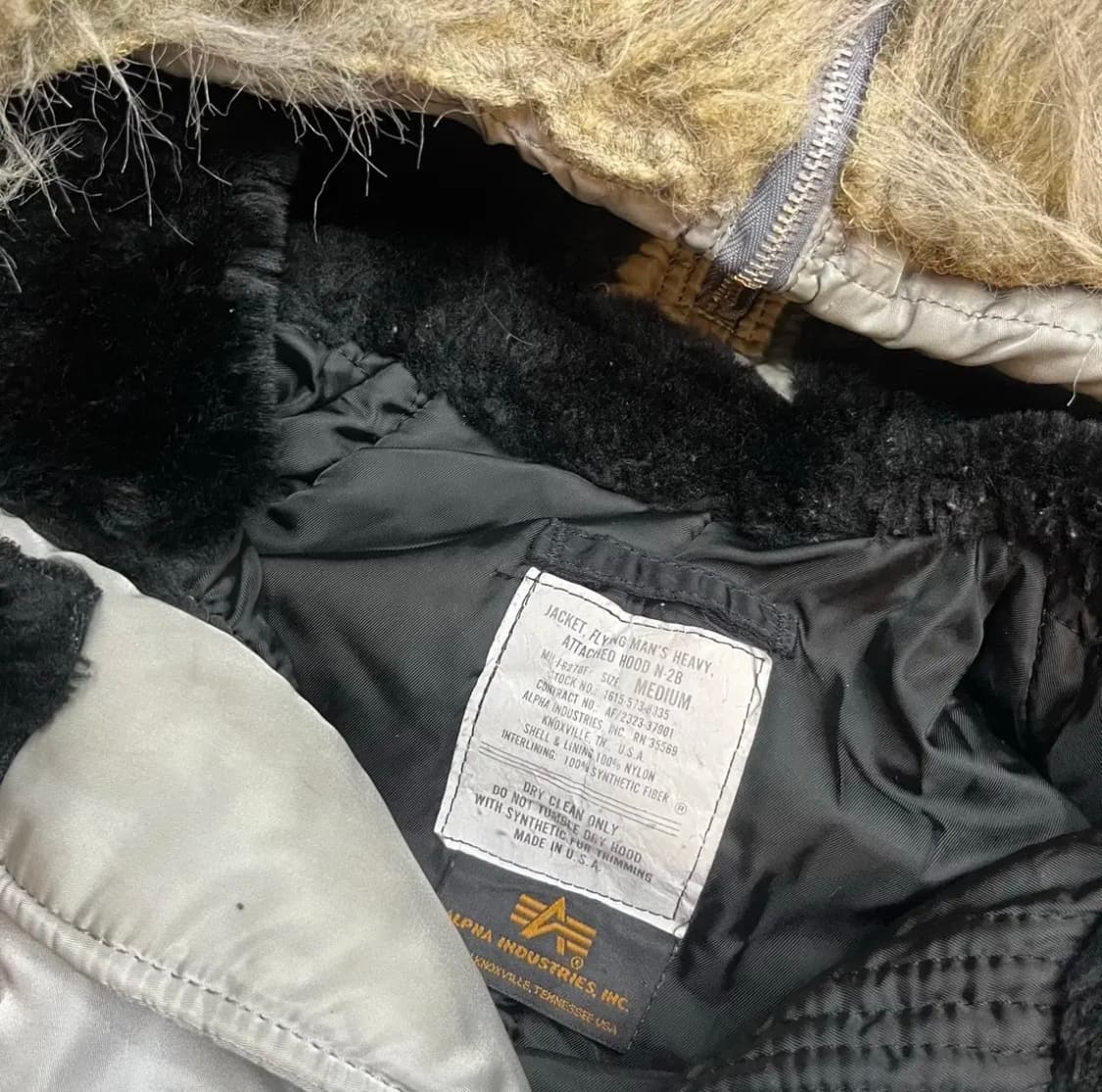 Alpha Industries 알파인더스트리 n2b 패딩 자켓 카키 상품이미지6