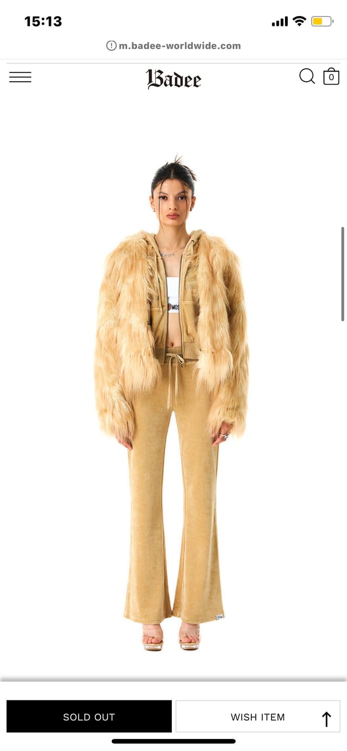 BADEE Hairy Faux Fur Jacket 상품이미지1