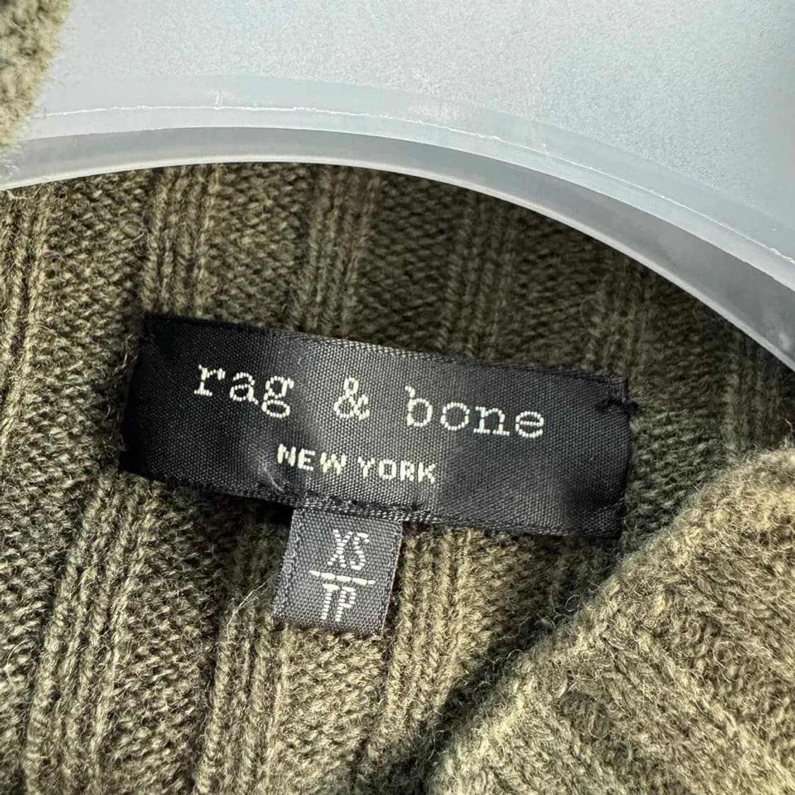 랙앤본 메리노울 모크넥 트위스트 니트 상품이미지3