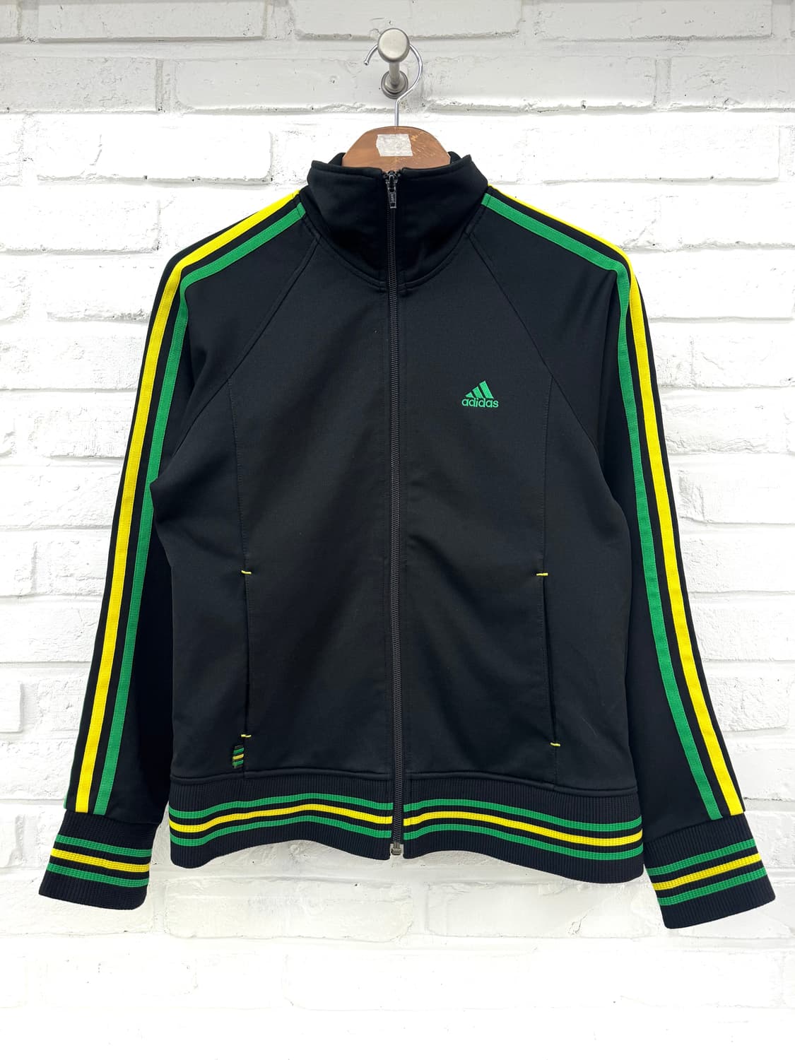 아디다스 그린 배색 트랙탑 져지  상품이미지3