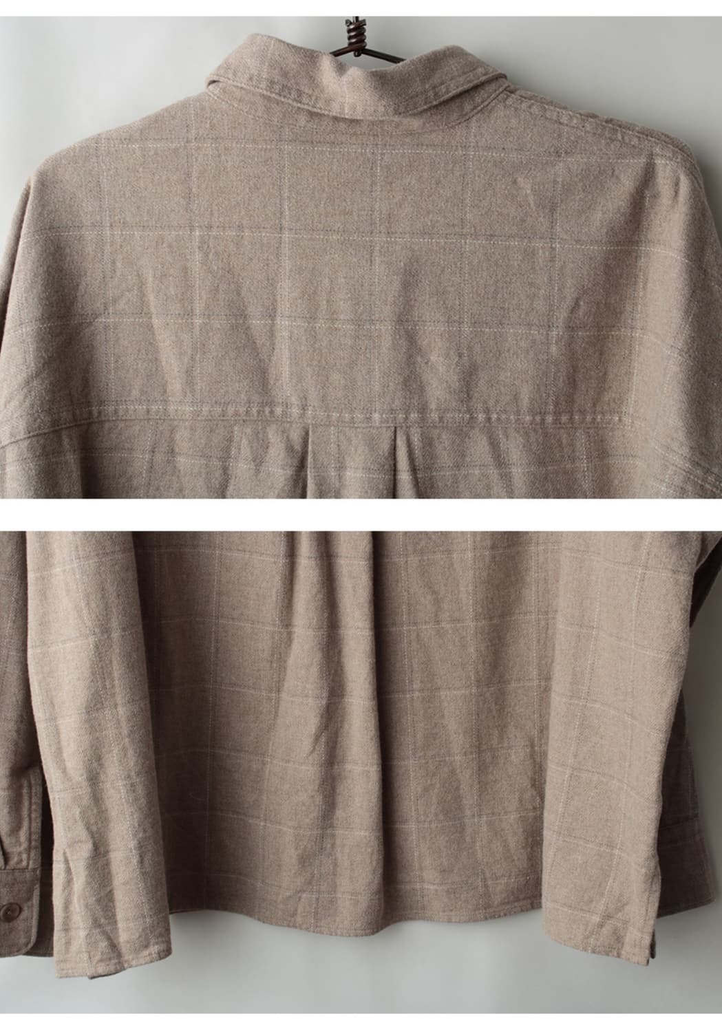 유니클로 플란넬 체크 셔츠 XL 상품이미지3