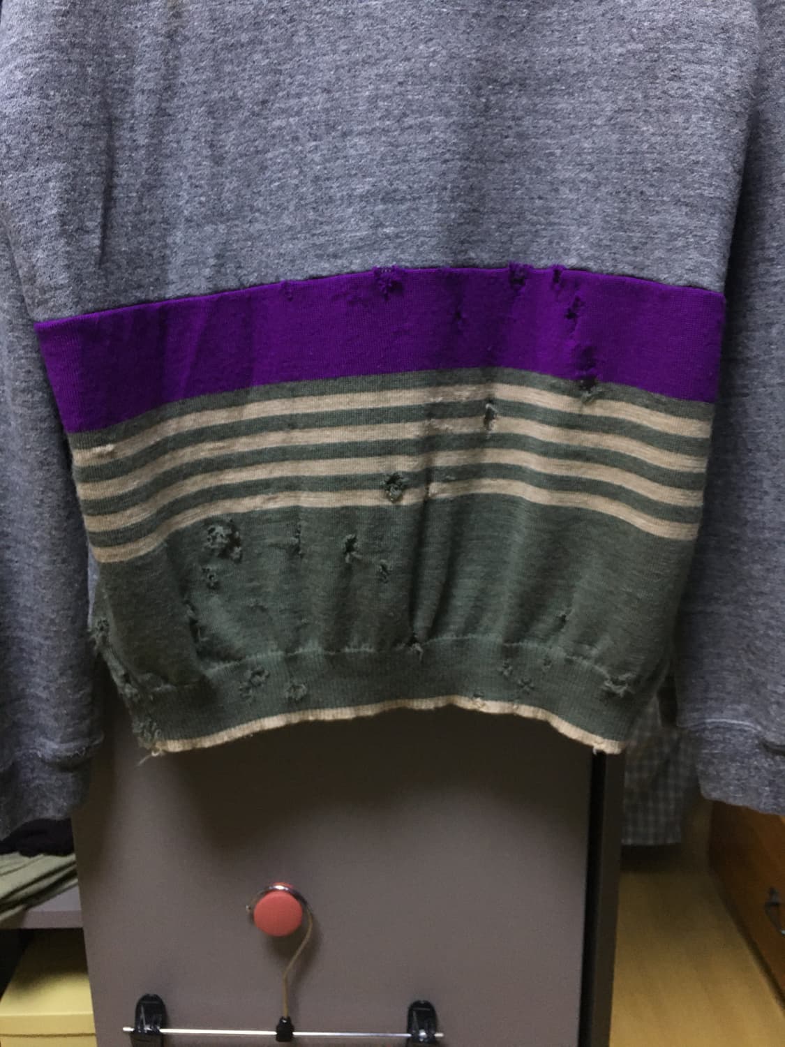 Undercover distressed hoodie zip up 상품이미지5