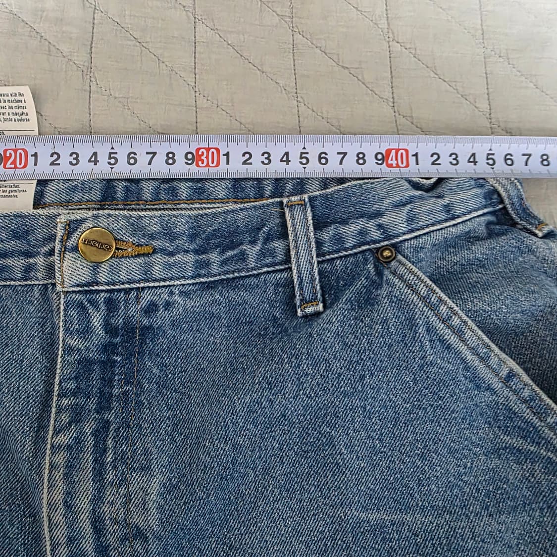 [38X34] 빈티지 칼하트 더블니 B73 DST 데님팬츠 B-5 상품이미지8