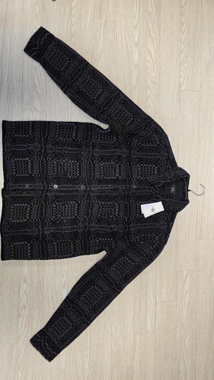 RRL 자카드 니트 울 오버셔츠 L 판매 합니다 상품이미지2