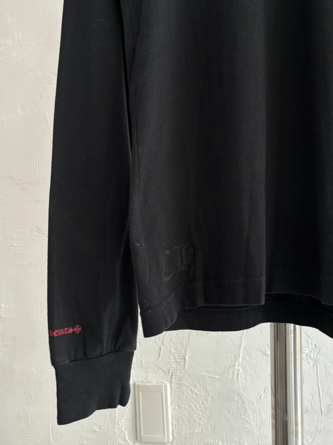Chrome Hearts 크롬하츠 레드 홀스슈 로고 스태프 롱슬리브  상품이미지3