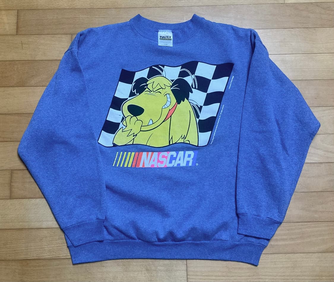 Tultex 90s 00s usa 스웻셔츠 나스카 wacky race 상품이미지1